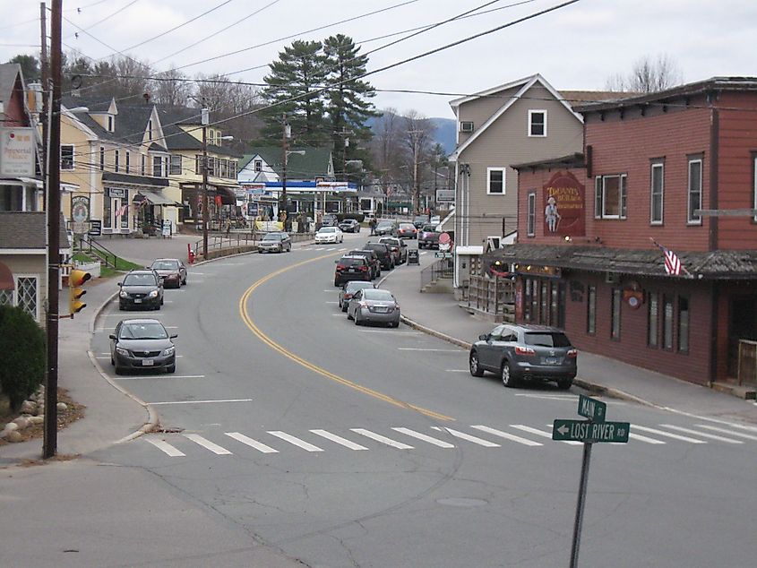 Main Street in North Woodstock.