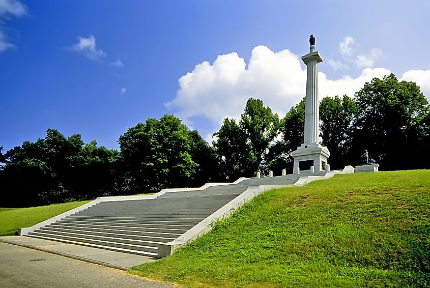 Vicksburg National Military Park in Vicksburg, Mississippi. Image credit: Dennis MacDonald / Shutterstock.com.