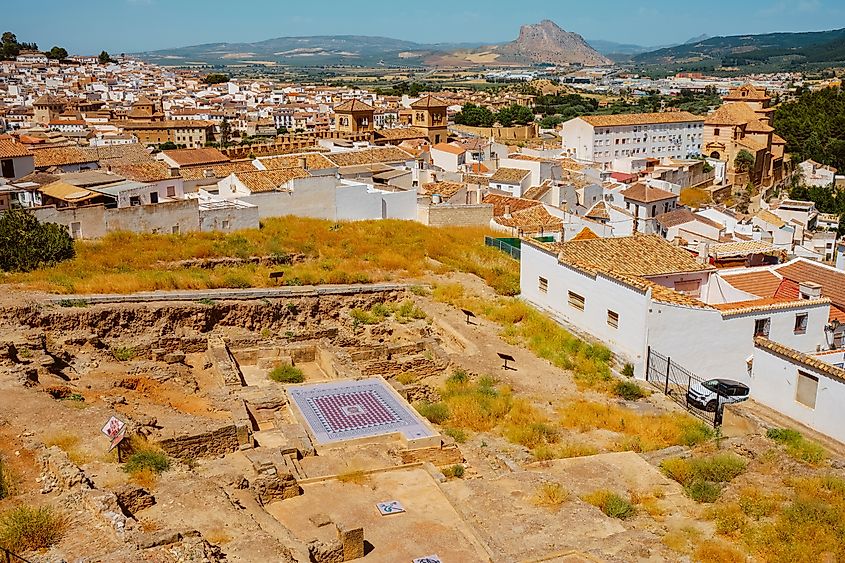The remains of the Roman baths of Antequera