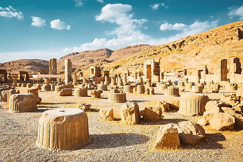 Persepolis, Iran, the ceremonial capital of the Achaemenid Empire.