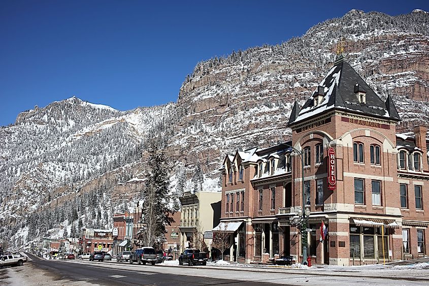 Main Street in Ouray, Colorado