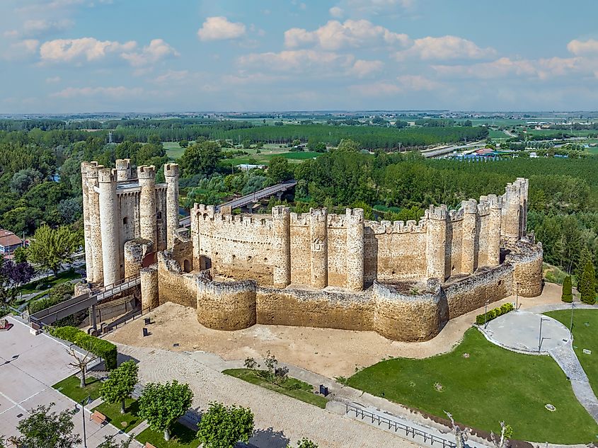 Castle at Valencia de Don Juan, Spain.