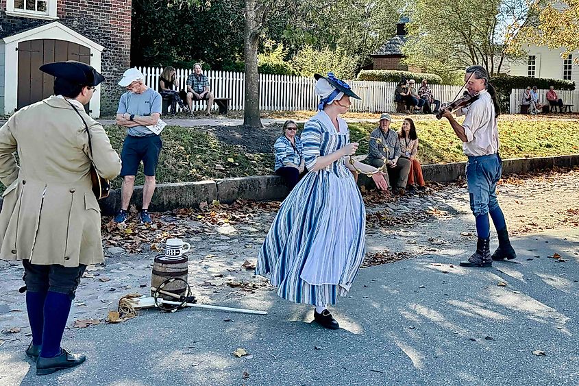 Colonial Williamsburg musicians Image credit Bryan Dearsley