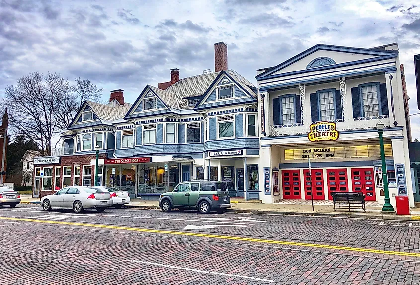 The town of Marietta, Ohio.