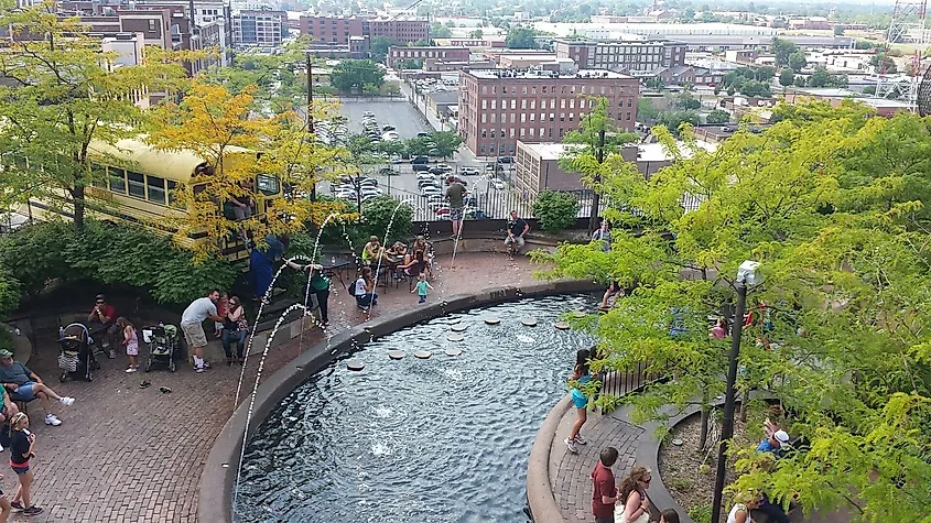 Overlooking City Museum, St. Louis.