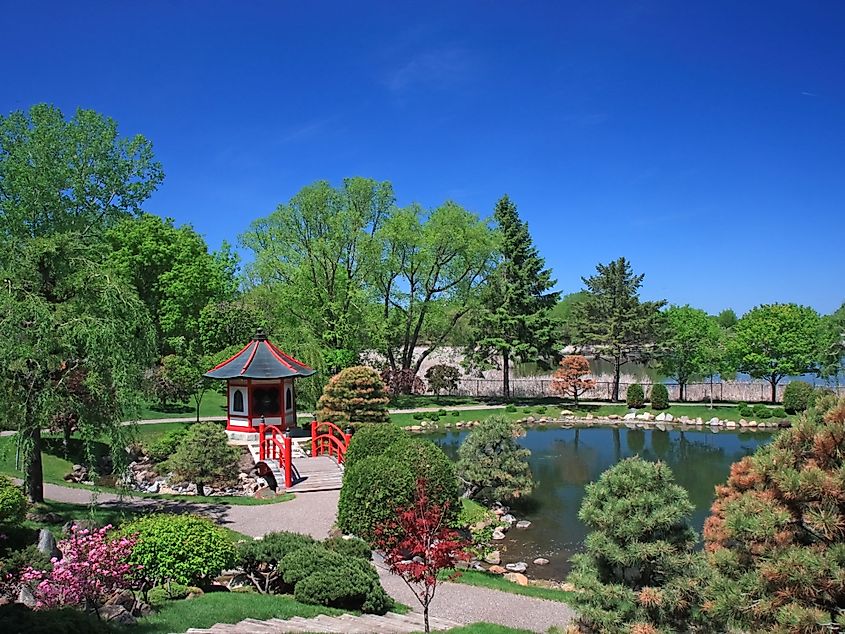 Japanese Garden near Normandale Community College in Bloomington, Minnesota