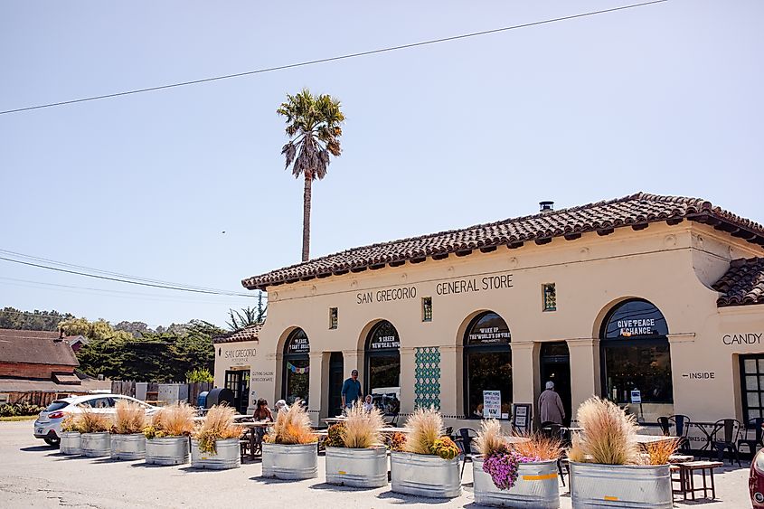 The San Gregorio General Store in San Gregorio, California.