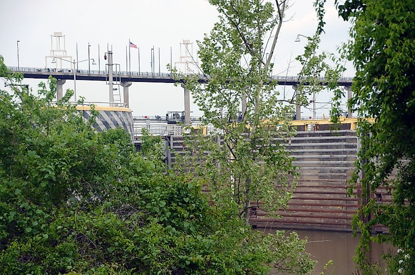 Big Dam Bridge in Little Rock, Arkansas.