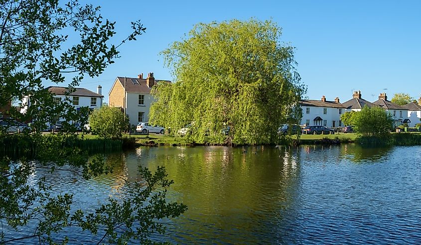 West End Village, Esher, Surrey, England, United Kingdom.