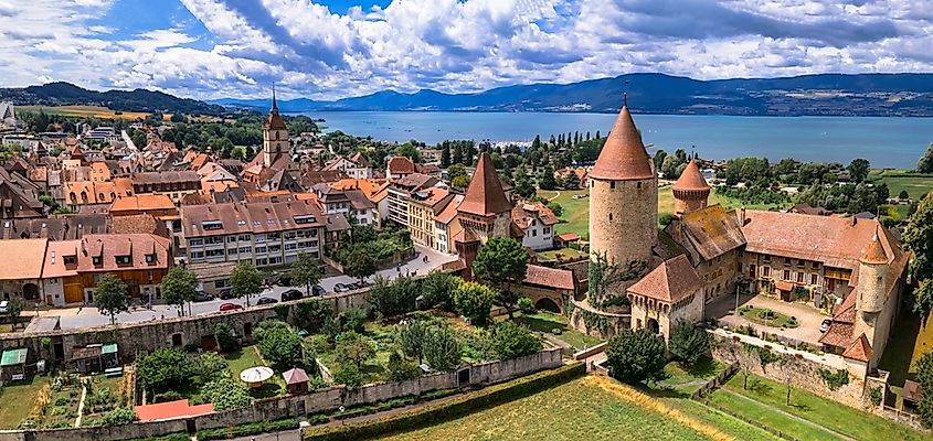 Estavayer-le-Lac, a charming traditional Swiss village