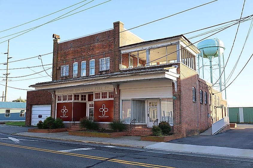 Downtown Greenwood, Delaware.