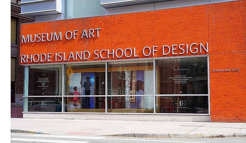 View of the Museum of Art of the Rhode Island School of Design (RISD