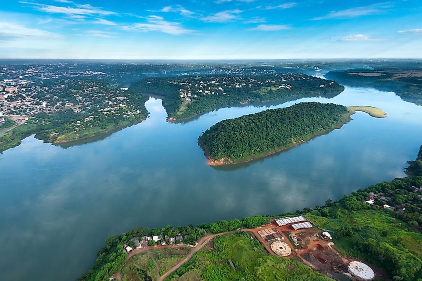 Parana River, Paraguay.