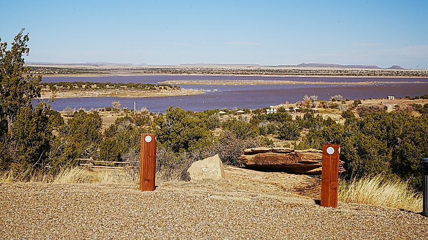 Santa Rosa Lake State Park in New Mexico.