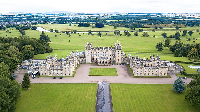 Floors castle, Kelso, Scotland