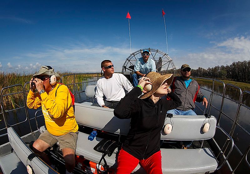 Airboat tour at Wild Florida in Kenansville, Florida
