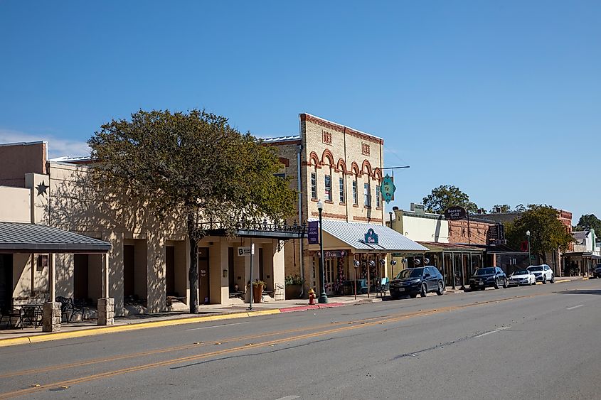 Downtown Boerne, Texas.