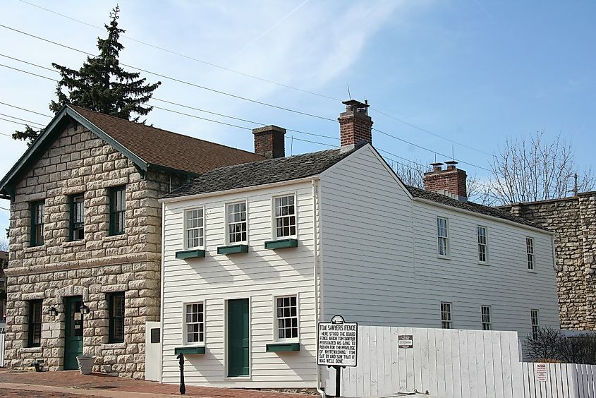 Mark Twain Boyhood Home and Museum in Hannibal, Missouri