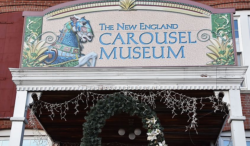 The New England Carousel Museum in Bristol, Connecticut.