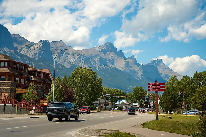 Canmore, Alberta. Image credit: Try_my_best via Shutterstock.