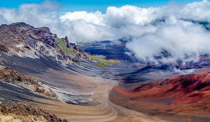 Haleakala National Park on the island of Maui, Hawaii