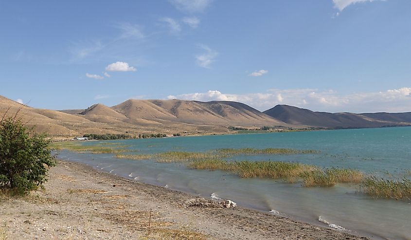 Bear Lake from North Beach Road, Saint Charles, Idaho