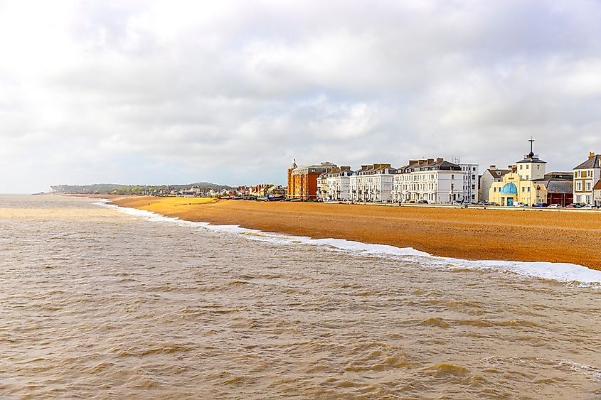 Panoramic view of Deal, England