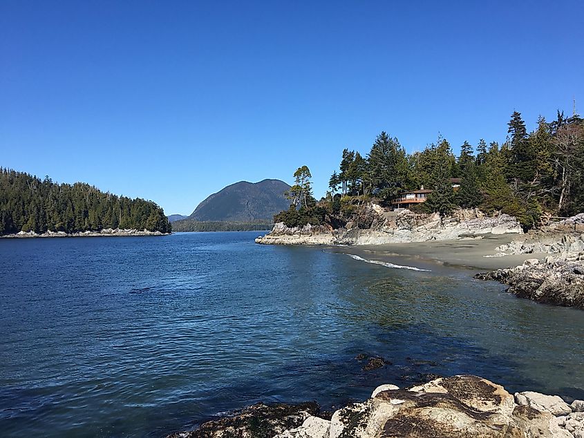 A ruggedly-beautiful beach on the West Coast of Canada