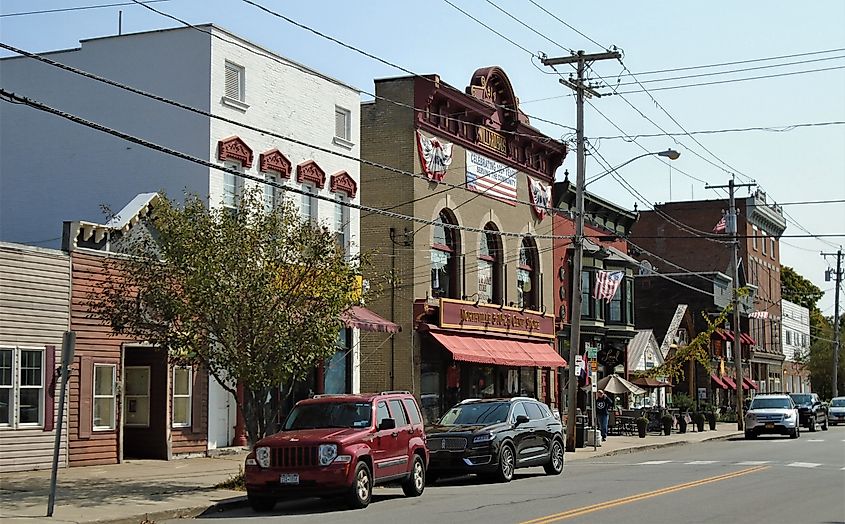 Main Street of Northville, New York.