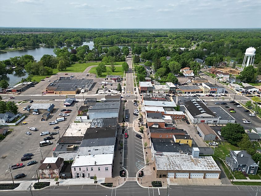 South Main Street in Vicksburg, Michigan
