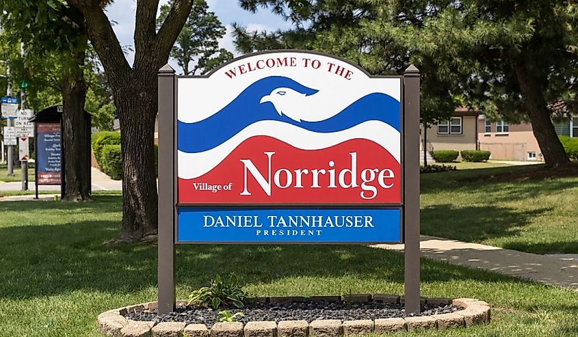 The Village of Norridge is located in Cook County in the Chicago suburbs