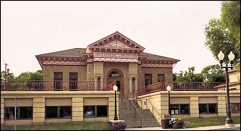 The Carnegie library in Lewistown, Montana.