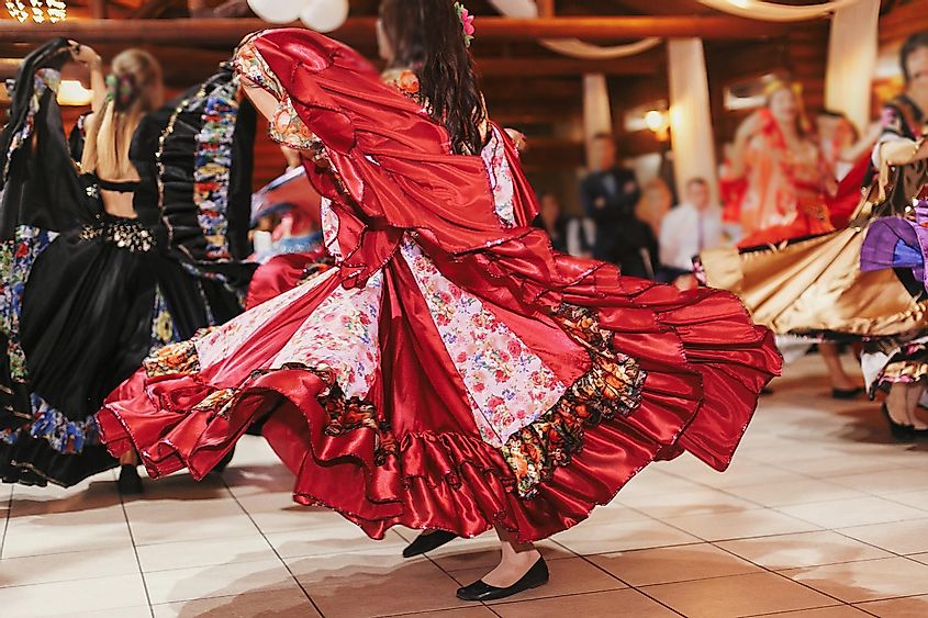 Spanish Romani dancer