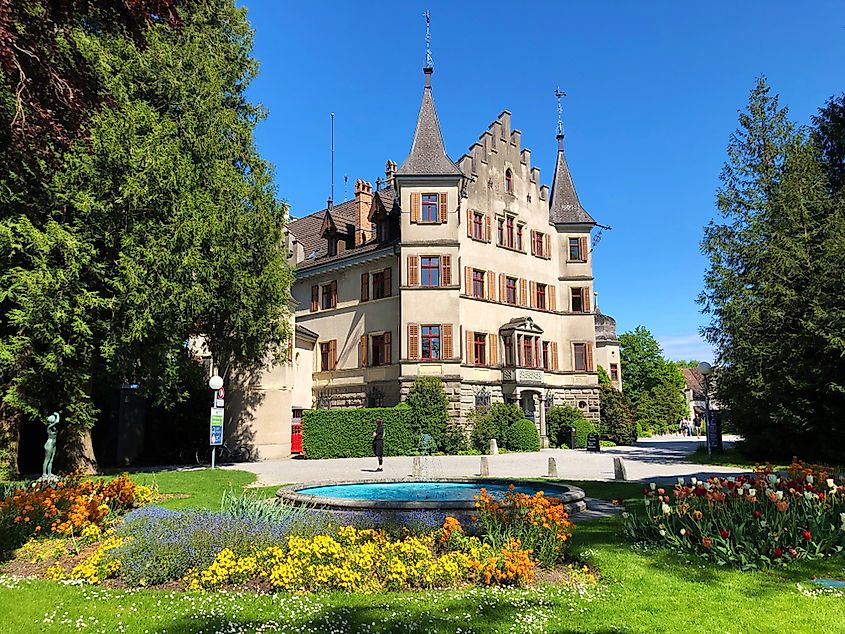 Seeburg Castle or Schloss Seeburg in Kreuzlingen