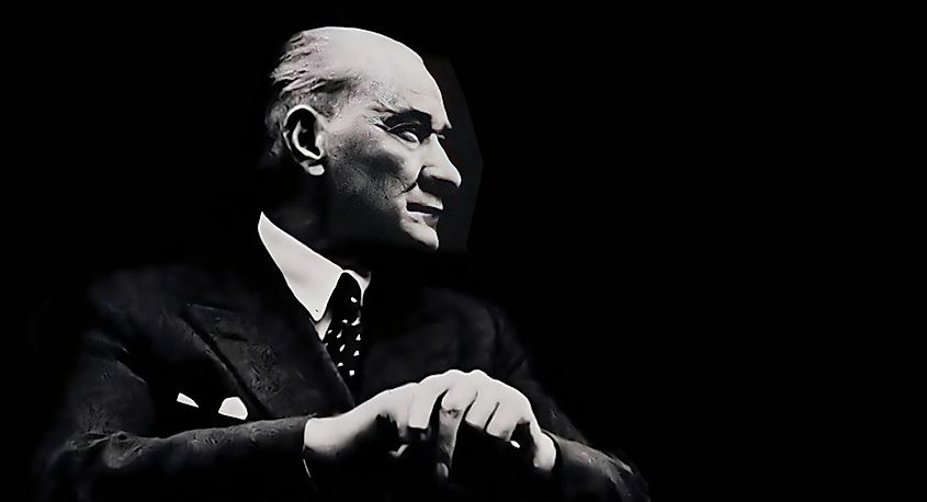 A photo of Mustafa Kemal