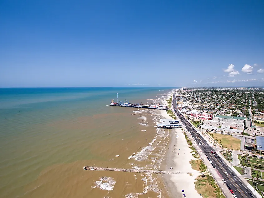 Galveston Island beach