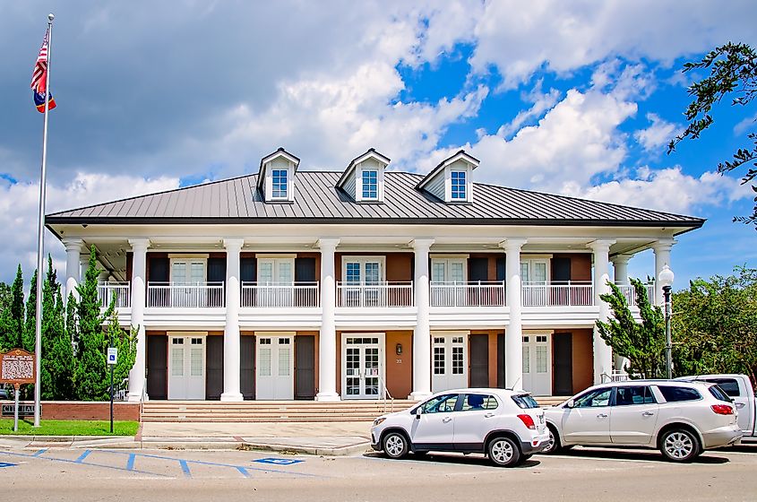 Long Beach City Hall in Long Beach, Mississippi