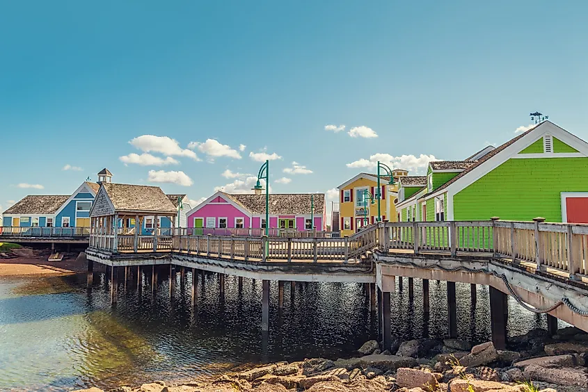 The waterfront in Summeside, Prince Edward Island, Canada.