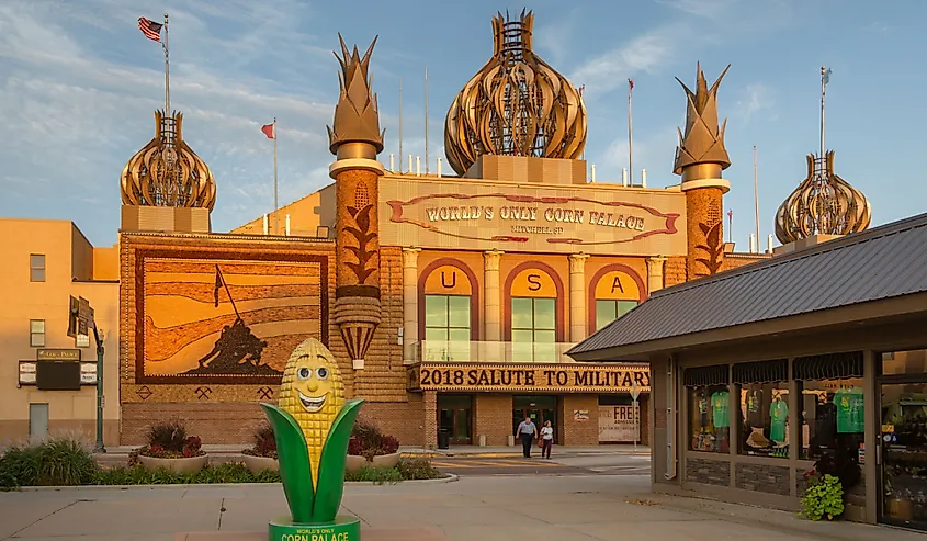 Corn Palace in Mitchell, South Dakota.