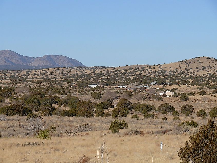 Landscape in Magdalena, New Mexico