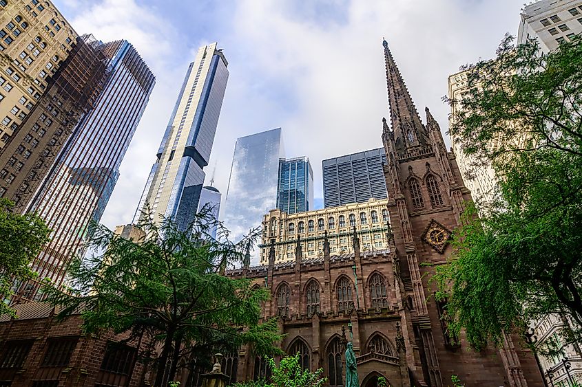 Trinity Church in Manhattan, New York.