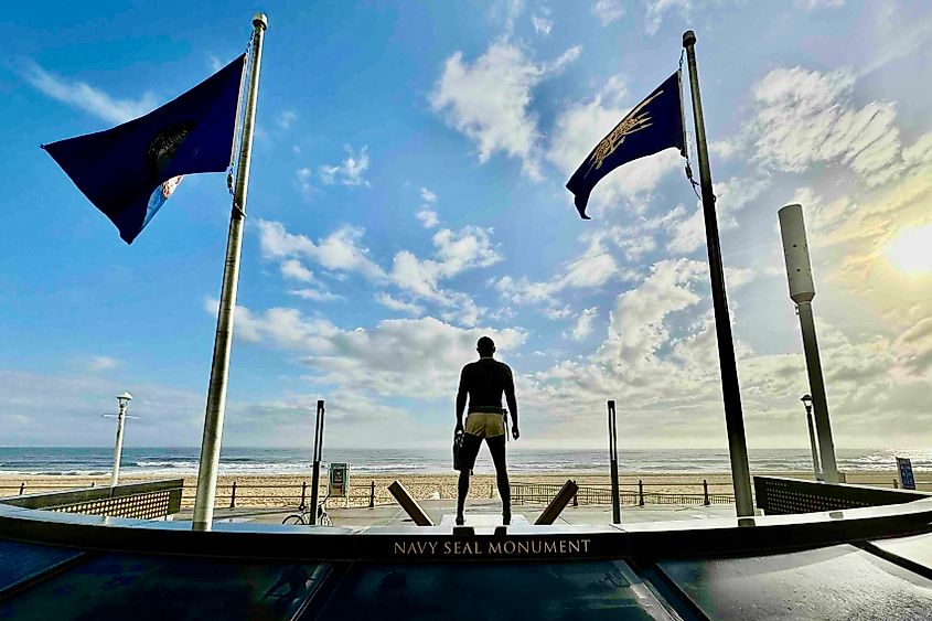 The Navy Seal Monumnet VB Photo by Bryan Dearsley on his Virginia Beach Boardwalk bike ride JPG