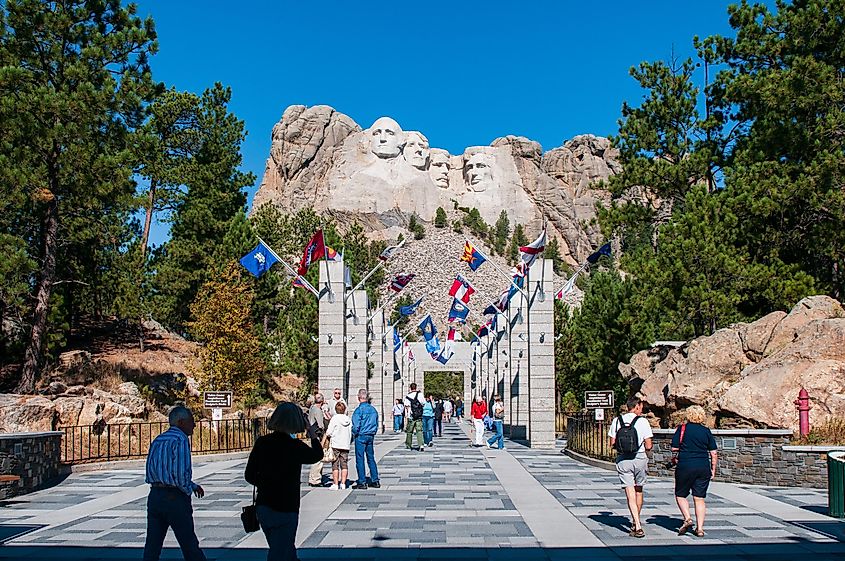 Mt Rushmore, Custer, South Dakota. via Sea Salt / Shutterstock.com