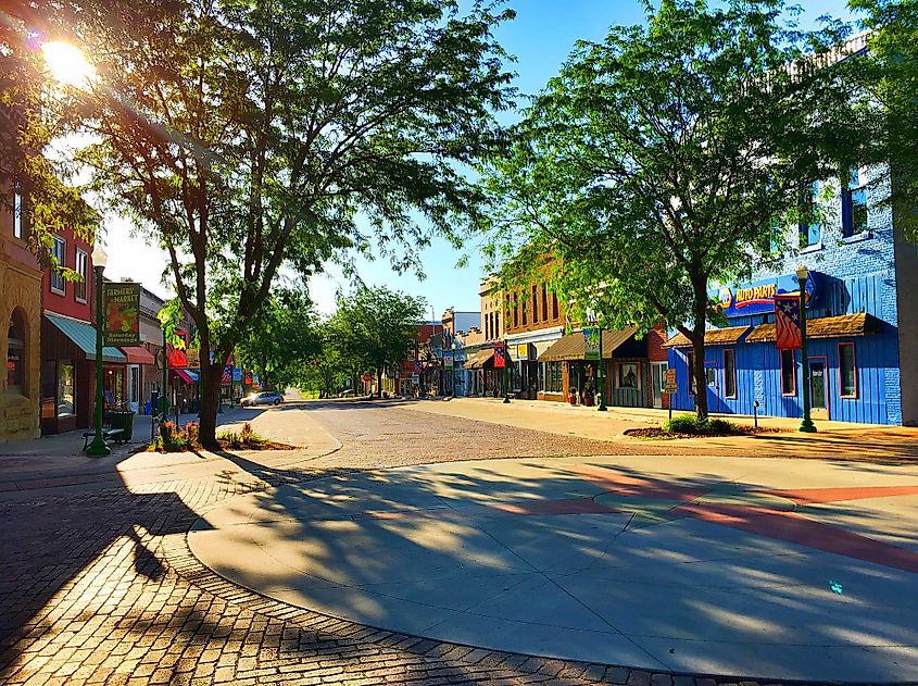 Street view in Ashland, Nebraska, via 