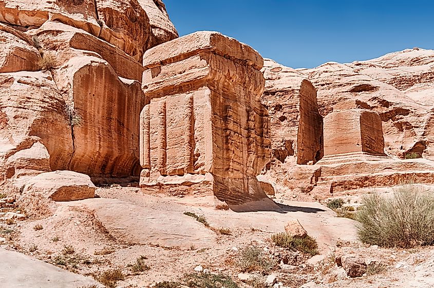 Djinn Blocks, Petra, Jordan.
