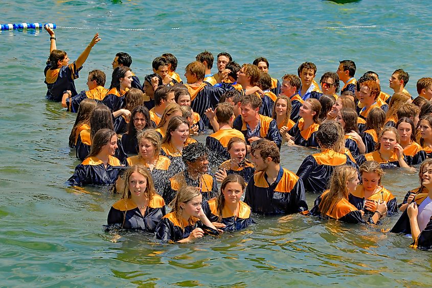 Skaneateles high school graduates, Skaneateles, New York