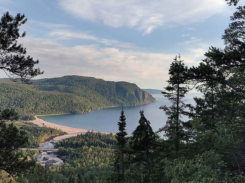 Nokomis Trail at Lake Superior Provincial Park, Ontario, Canada.