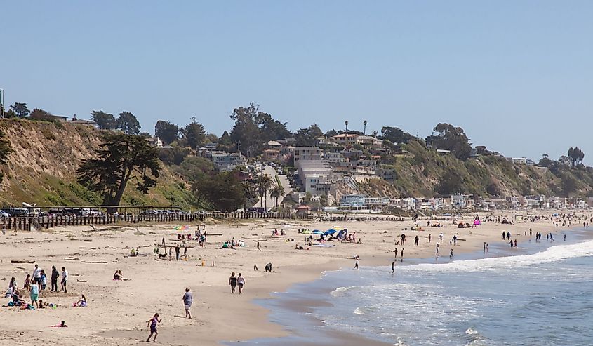 Seacliff is a California State Beach located off Highway 1 in the town of Aptos.