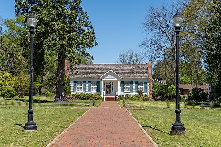 Ivy Green, the birthplace and childhood home of Helen Keller in Tuscumbia, Alabama