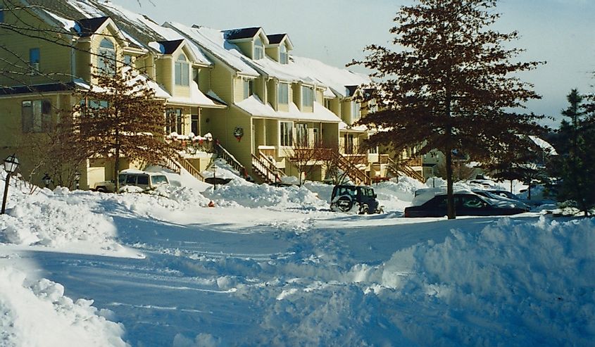 Baltimore Maryland Blizzard of 1996